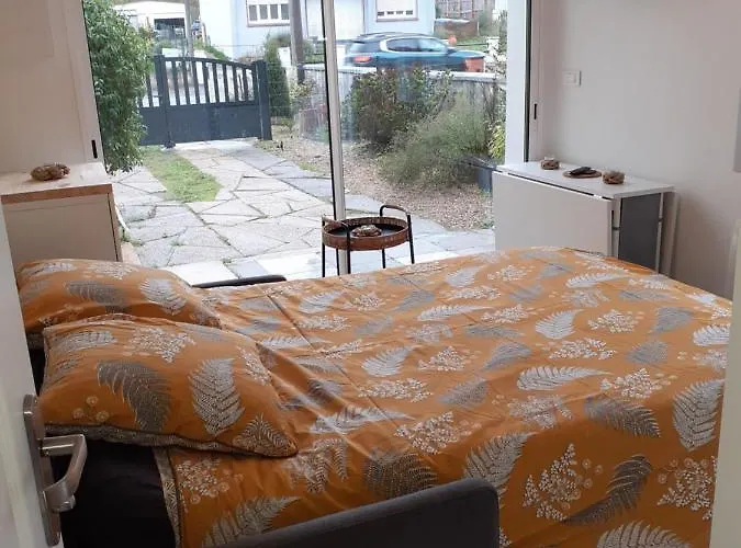 Studio Canape Convertible 2 Pers Avec Jardin Et Parking Clos